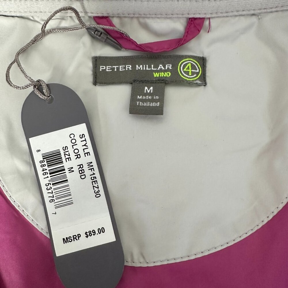 Peter Millar Windbreaker Jacket Performance‎ Golf… - image 6